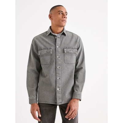 Celio Сива мъжка дънкова риза Celio Battery Celio | Siv | МЪЖЕ | S