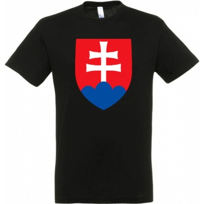 Tričko so symbolom Slovenský znak čierne