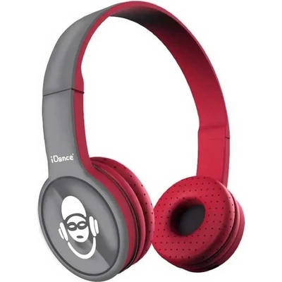 iDance Детски Bluetooth слушалки, червени - iDance