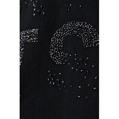 AllSaints уголемена тениска дамска от памук STACKS (W151JE)