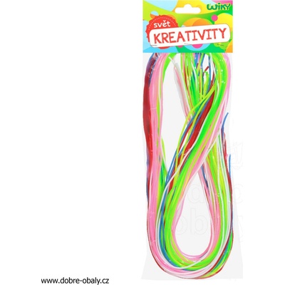 Zaplétací provázky bužírky třpytivé glitter 105cm 35ks