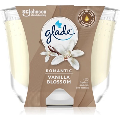 Glade Romantic Vanilla Blossom ароматна свещ 224 гр