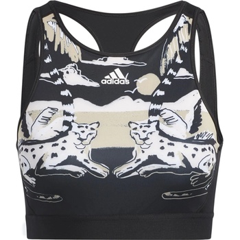 adidas x FARM Rio Light-Support Sports Bra (Plus Size) Womens - Black/Print