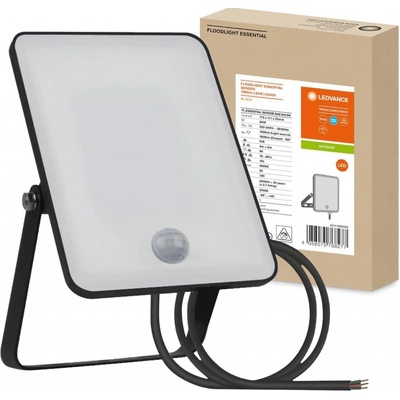 Ledvance Reflektor LED 20W 4000K 1800lm IP65 černá z čidlem Pohybu ESSENTIAL SENSOR