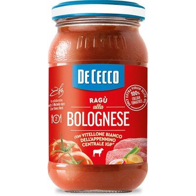 De Cecco Ragu alla Bolognese, talianska omáčka na cestoviny, 190g
