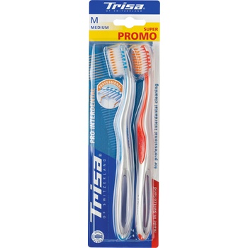 Trisa Четки за зъби Pro interdental, medium, 2 броя