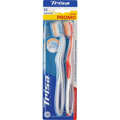 Trisa Четки за зъби Pro interdental, medium, 2 броя