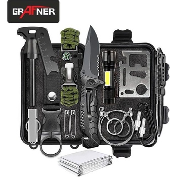 GRAFNER Комплект за оцеляване 14 части / Grafner 22570 / (HEU 22570)
