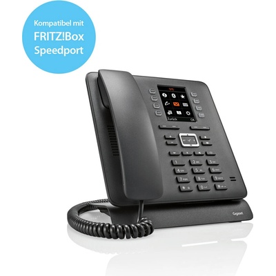 Gigaset Настолен телефон Gigaset T480HX за безжична връзка черен (S30853-H4007-B131)