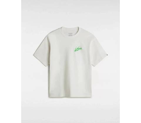 Vans Brush Script Loose Ss Marshmallow
