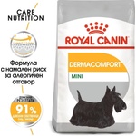 Royal Canin Mini Dermacomfort - суха храна за кучета с кожни раздразнения 3 kg - galabari