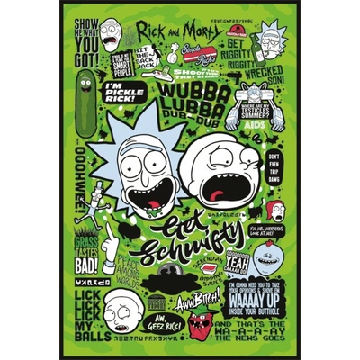 Plakát Rick and Morty - Quotes 61 x 91 cm
