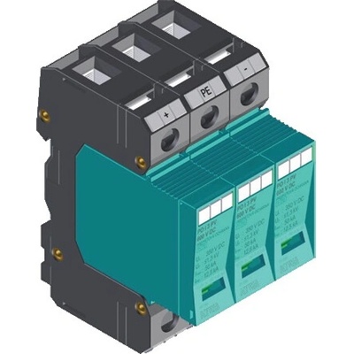 Zvodič prepätia PO I 3PV 1000V DC 12,5kA typ T1+T2 81.183 KIWA