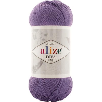 Alize Příze Diva FINE - 84 fialová