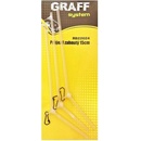 Graff Průjezd zahnutý 15cm Transparentní 3ks