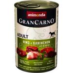 Animonda GranCarnо консервирана храна с Говеждо, Заешко и зелени подправки 24 x 800 гр
