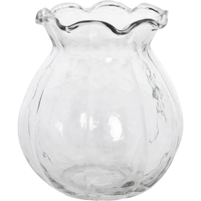 Strömshaga Skleněná váza Linnéa Clear Small, čirá barva, sklo