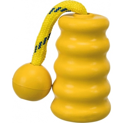Trixie Sporting tvrdý Mot-Fun na laně, přírodní guma 9 cm/22 cm