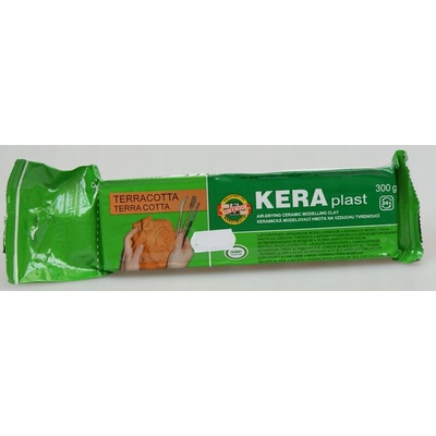 KOH-I-NOOR Modelovacia hmota KERAPLAST 300g teracota