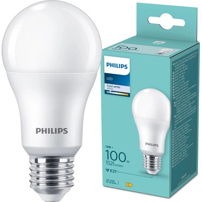 Philips 8720169253155 LED žiarovka E27 13W/100W 1521lm 4000K A60 biela
