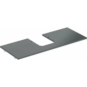 Geberit Плот за мивка Geberit One с централен изрез 120 см, черен мрамор (505.105.00.2)