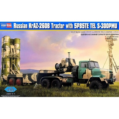 Hobby Boss Russian KrAZ-260B Tractor with 5P85TE TEL S-300PMU 1:35