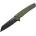 Protech Malibu Green Reverse Tanto 5236