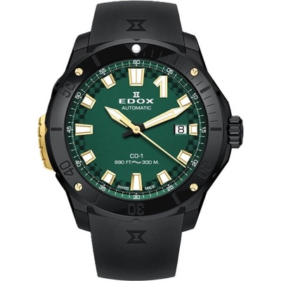 Edox Мъжки часовник EDOX CO-1 Automatic Diver 80137-37ND-CAVD (80137-37ND-CAVD)