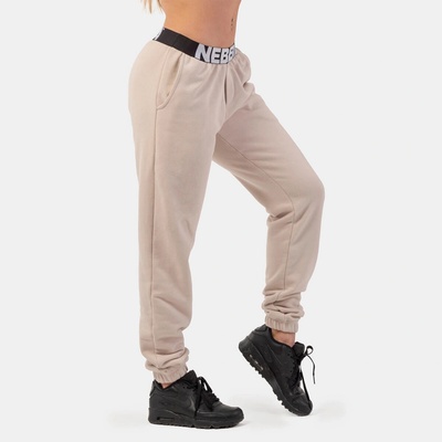 Nebbia dámské tepláky Iconic Mid-Waist Cream