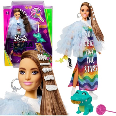 Barbie Extra Stylová dlouhovláska Lollipop