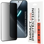 Techsuit Стъклен протектор за Xiaomi Poco X8 Pro - 111D Privacy Full Glue - Techsuit - Черен