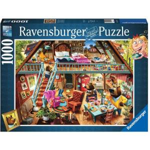 Ravensburger Пъзел Ravensburger от 1000 части - Златокоска е хваната! (12000423)