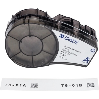 Brady M21-750-581-WT / 152247, 19.05 mm, Vinyl, черно копиране / бял фон (152247)