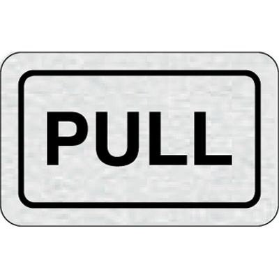Nalepovací cedulka na dveře - PULL