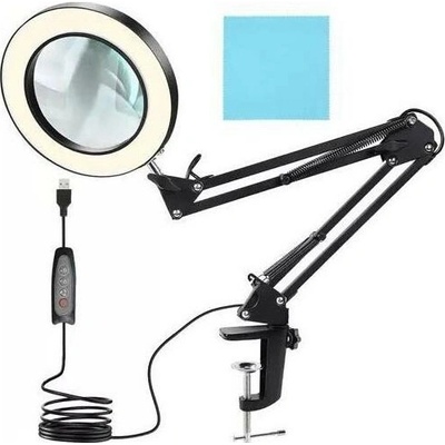 Izoxis 23893 Kozmetická lampa s lupou čierna