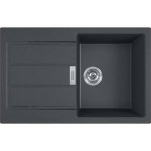 Franke Sirius 2.0 - Мивка от Tectonite S2D 611-78, 78x50 cm, черна 143.0613. 582 (143.0613.582) Мивка за вграждане
