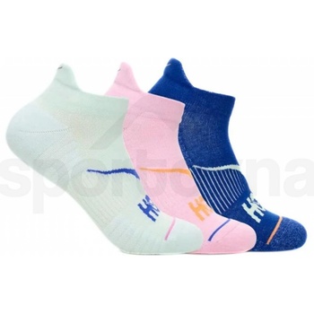 Hoka No-Show Run Sock 3-Pack 1122930-ARZ aqua breeze/pink twilight/ultramarine