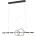 WOFI 7030-702 - LED Димируем пендел MESSINA LED/57W/230V черен (W3986)