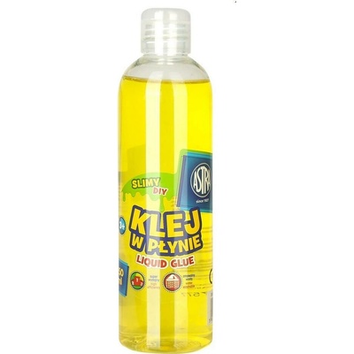 ASTRA Tekuté transparentné lepidlo SLIME PVA Žlté, 250 ml