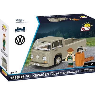COBI 24618 Action Town 1:35 Automobil Volkswagen T2a Pritschenwagen