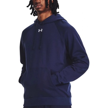 Under Armour Суитшърт с качулка Under Armour UA Rival Fleece Hoodie-BLU 1379757-410 Размер XXL