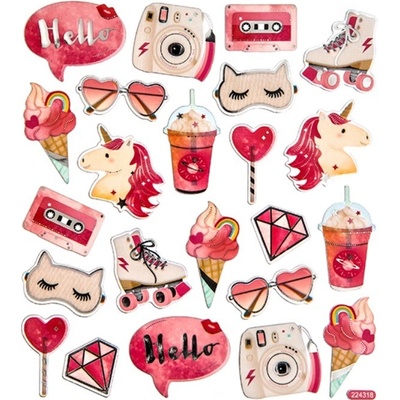 DP Craft Samolepky Pinky Gadgets 24ks