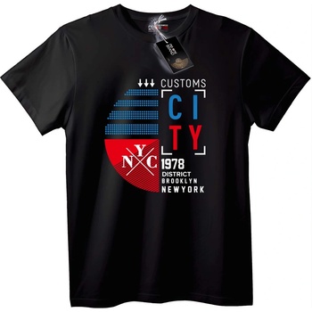 NOONEBRAND Тениска NYC Градски Стил 1978 - 6XL, White