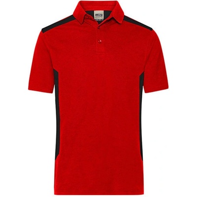 James&Nicholson pánská polokošile J N1826 Red