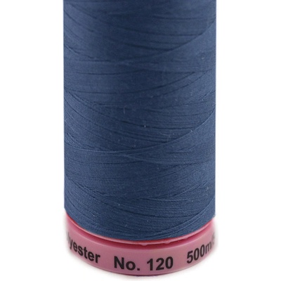 Polyesterové nitě návin 500 m Aspo Amann Varianta: 0311 Bijou Blue, Balení: 5 ks