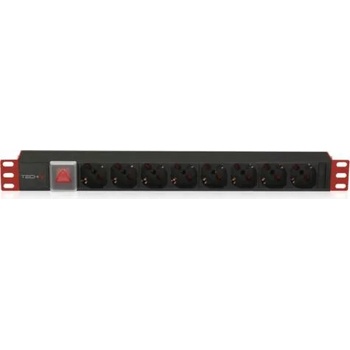 Image 1 of TECHLY 8 Plug 3 m Switch (102635)