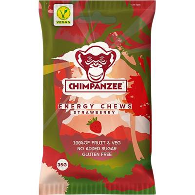 Cimpanzee Energy Chews gumové cukríky jahoda 35 g