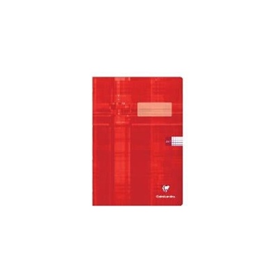 Clairefontaine Školní sešit Metric A4 445 čtverečkovaný CZ SK červený