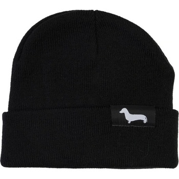 KAŠMIR pletená dětská zimní čepice ZD06 all black