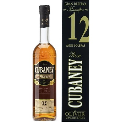 Cubaney Gran Reserva 12y 38% 0,7 l (dárkové balení 1 sklenice)